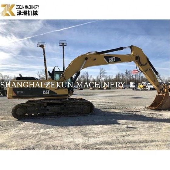 Excavadora original usada de 25 toneladas Caterpillar 325 para trabajos pesados de construcción