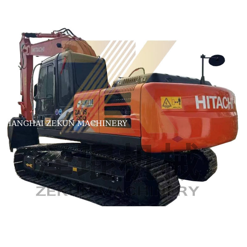 Excavadora de 20 toneladas usada Hitachi ZX200-3G con otra válvula hidráulica en Japón
