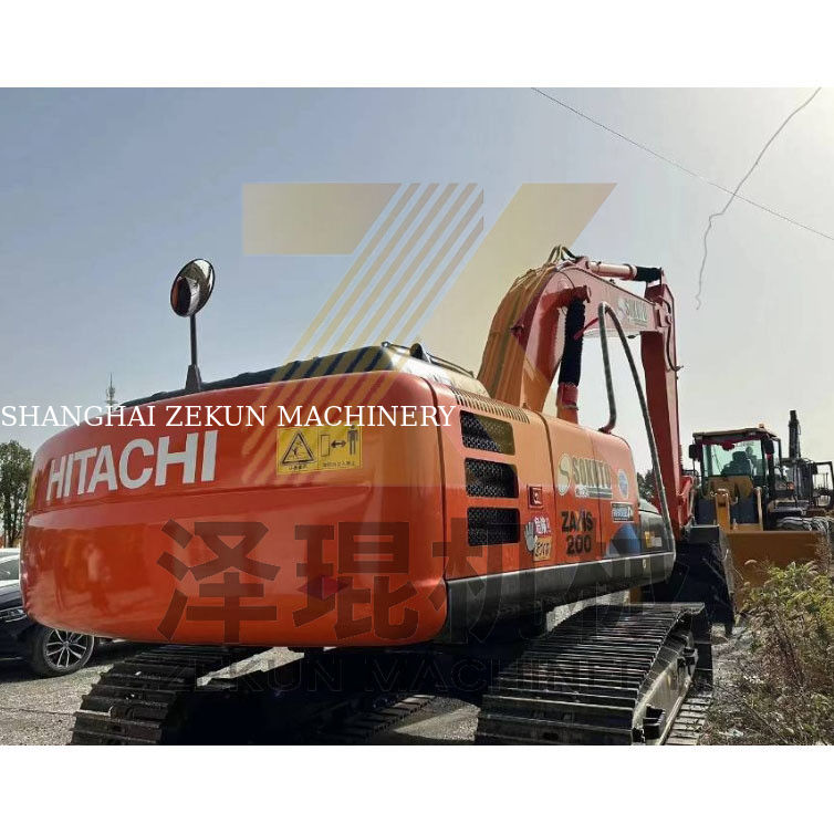 Excavadora de 20 toneladas usada Hitachi ZX200-3G con otra válvula hidráulica en Japón