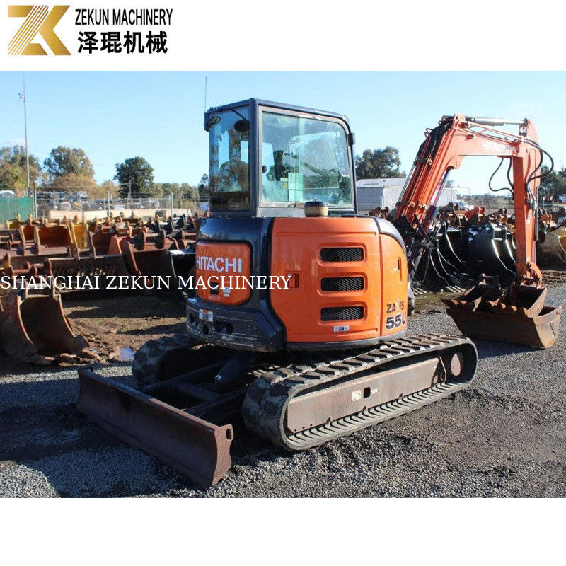 Excavadora de movimiento de tipo rastreador de tipo Hitachi ZX55-5A con capacidad de cubo de 0,19m3
