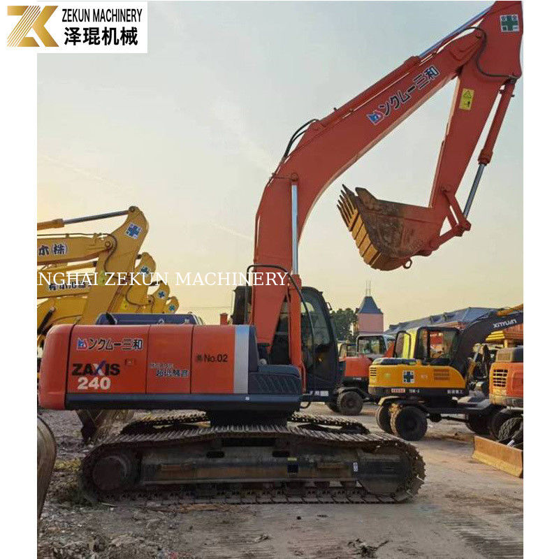 Excavadora usada Hitachi ZX240 de 24 toneladas Japón Original 2011 Año 2001-4000 Horas de trabajo