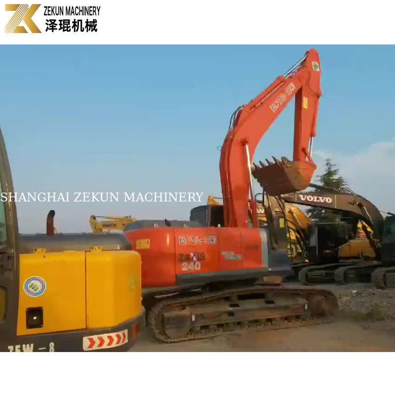Excavadora usada Hitachi ZX240 de 24 toneladas Japón Original 2011 Año 2001-4000 Horas de trabajo
