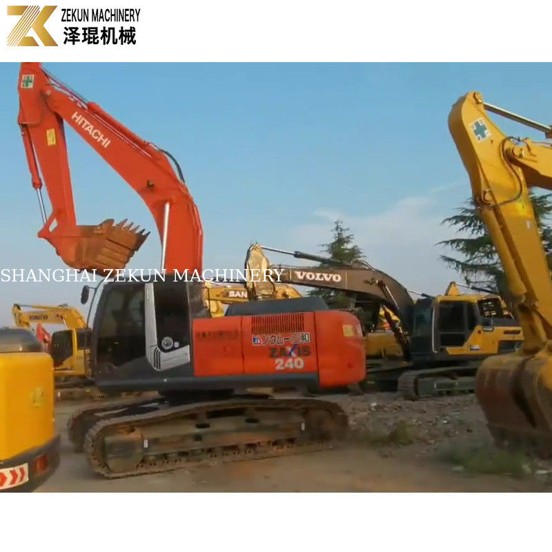Excavadora usada Hitachi ZX240 de 24 toneladas Japón Original 2011 Año 2001-4000 Horas de trabajo