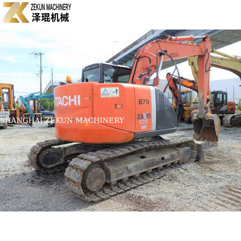 Excavadora original japonesa Hitachi ZX135US con bomba hidráulica original y rastreador