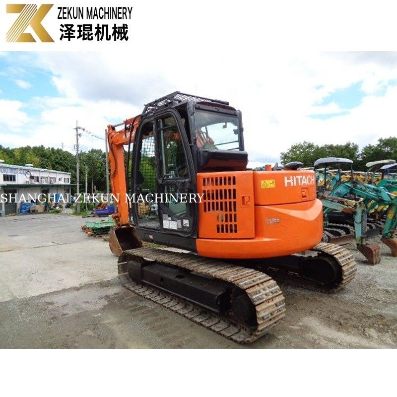 Japón importa 7,5 toneladas de excavadora usada Hitachi ZX75 Motor Isuzu ZX75US-A para la agricultura
