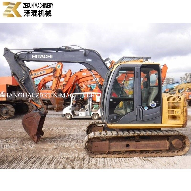 7200 KG Usado Japón Mini 8 toneladas Hitachi 80 Excavadora ZX80 con bomba hidráulica original