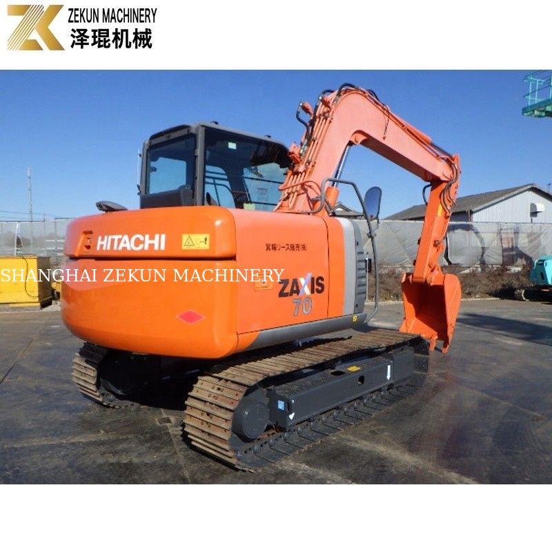 7 toneladas Hitachi Zaxis 70 Crawler Excavator ZX70 con capacidad de 0.3m3 Bucket Usado en 2018