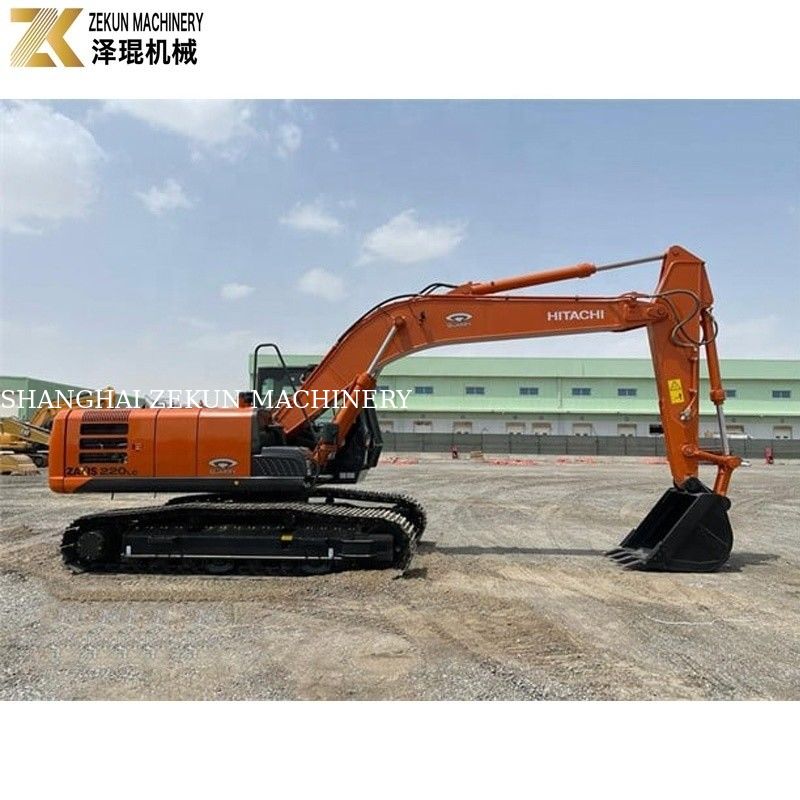 Excavadora de tamaño medio ZX220LC con para la construcción de excavación 22 toneladas Usado Hitachi 220