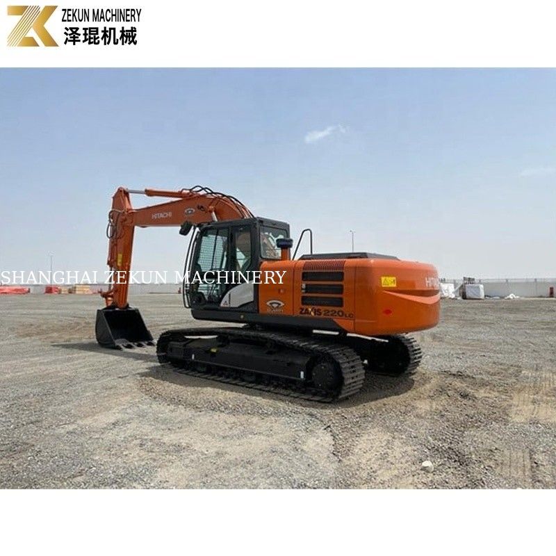 Excavadora de tamaño medio ZX220LC con para la construcción de excavación 22 toneladas Usado Hitachi 220
