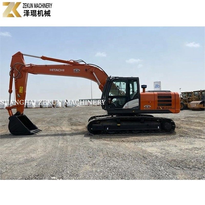 Excavadora de tamaño medio ZX220LC con para la construcción de excavación 22 toneladas Usado Hitachi 220