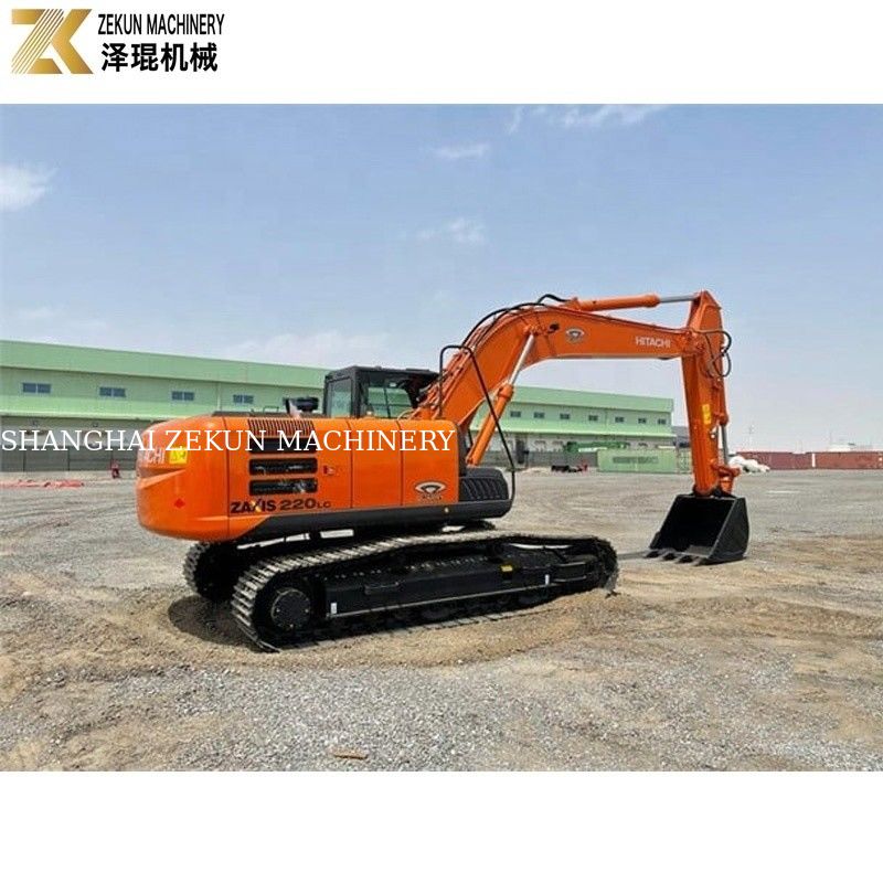 Excavadora de tamaño medio ZX220LC con para la construcción de excavación 22 toneladas Usado Hitachi 220