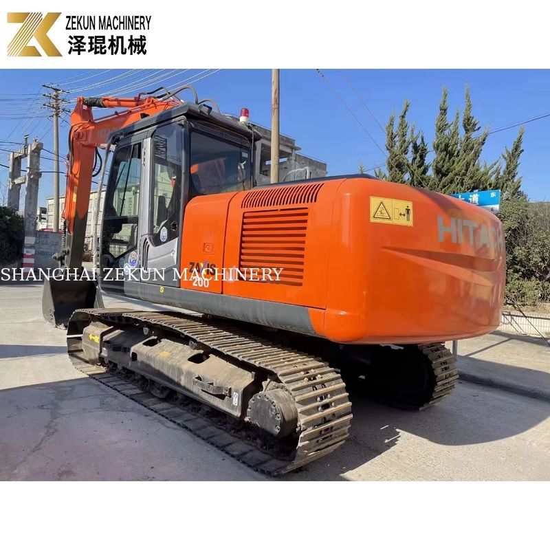 Horas de trabajo bajas Hitachi EX 200 Excavadora con bomba hidráulica
