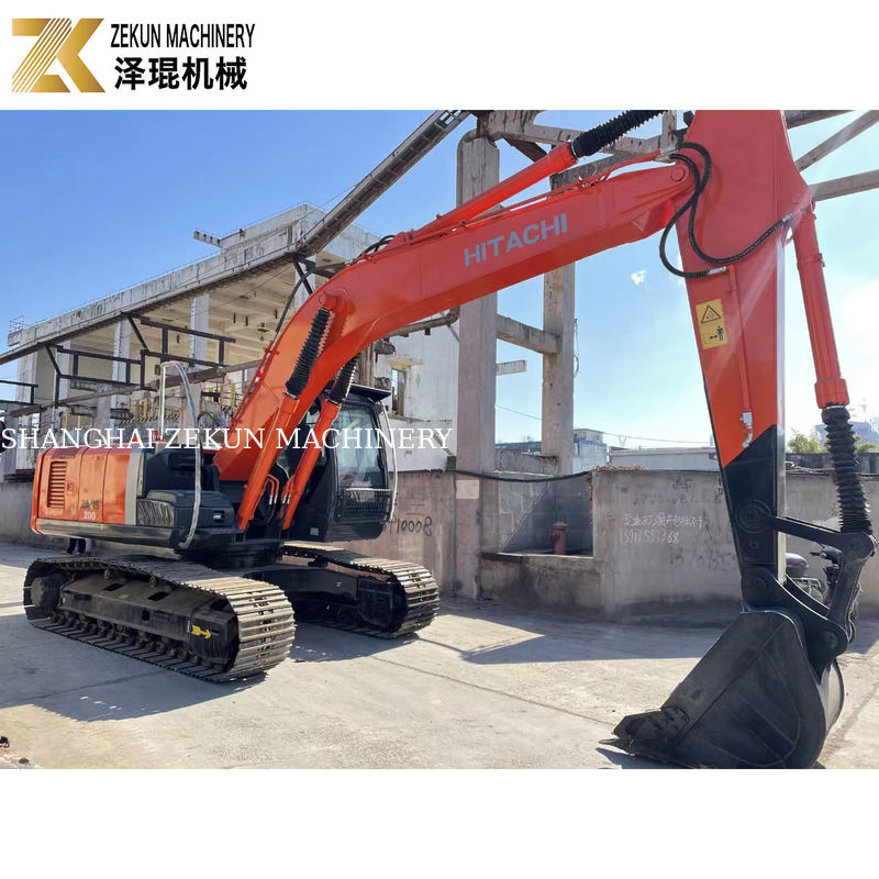 Horas de trabajo bajas Hitachi EX 200 Excavadora con bomba hidráulica