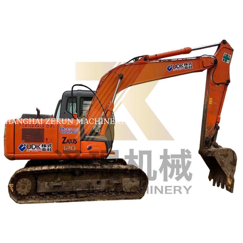4001-6000 Horas de trabajo Hitachi ZX120-6 mini excavadora de segunda mano con motor ISUZU
