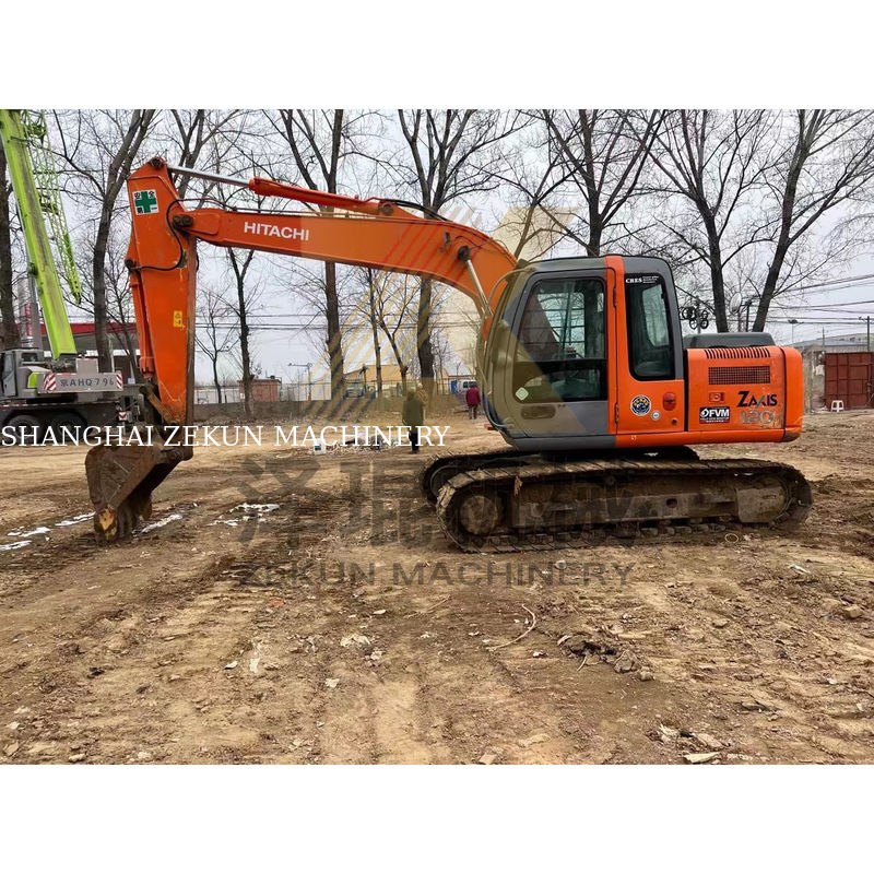 4001-6000 Horas de trabajo Hitachi ZX120-6 mini excavadora de segunda mano con motor ISUZU