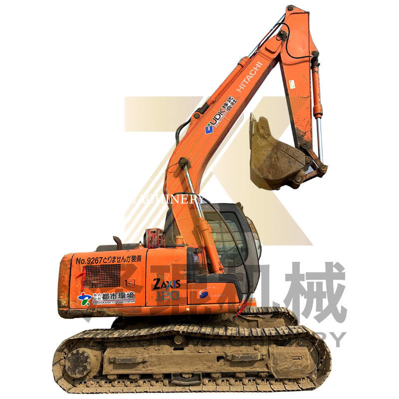 Excavadora usada Hitachi ZX120-6 Mini en 12 toneladas Peso operativo 4001-6000 horas de trabajo