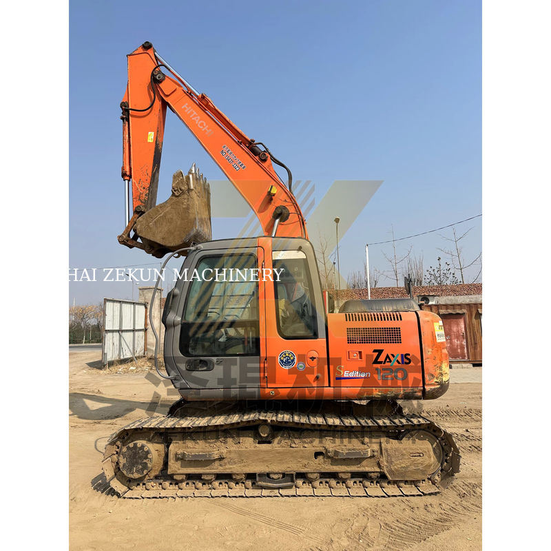 Excavadora usada Hitachi ZX120-6 Mini en 12 toneladas Peso operativo 4001-6000 horas de trabajo