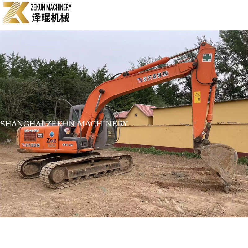 Usado Hitachi XX 120 retro excavadora Zasis 120 M-3 5 pulgadas con 6001-8000 horas de trabajo