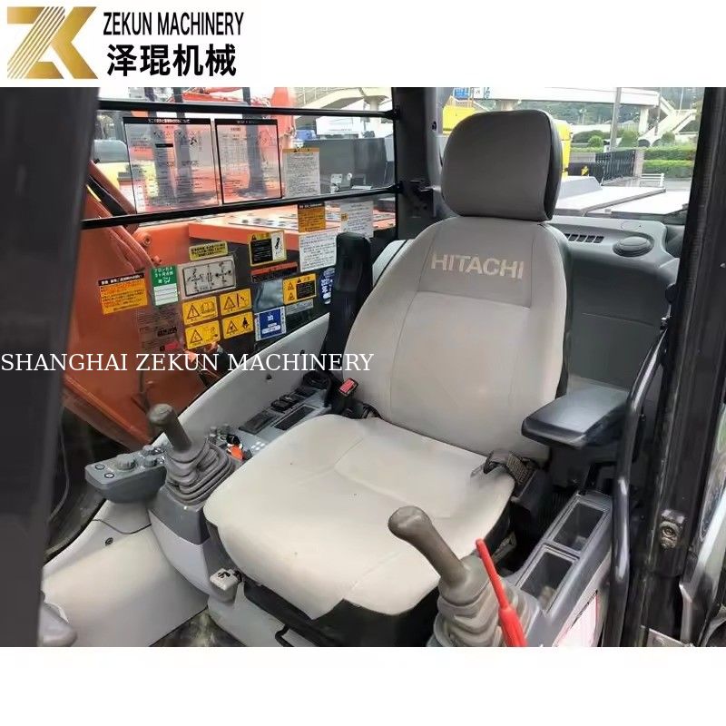 Excavadora Hitachi ZX120-6 con bomba hidráulica original y peso de operación de 12 toneladas