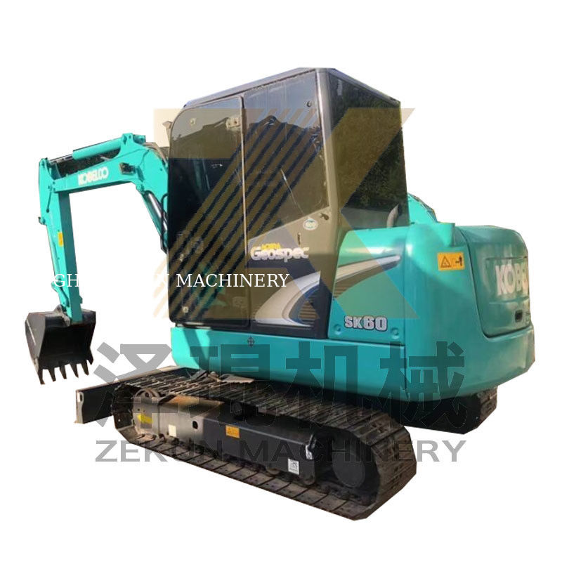 Excavadora mini Kobelco SK60 usada de 35.5KW para el mercado chino