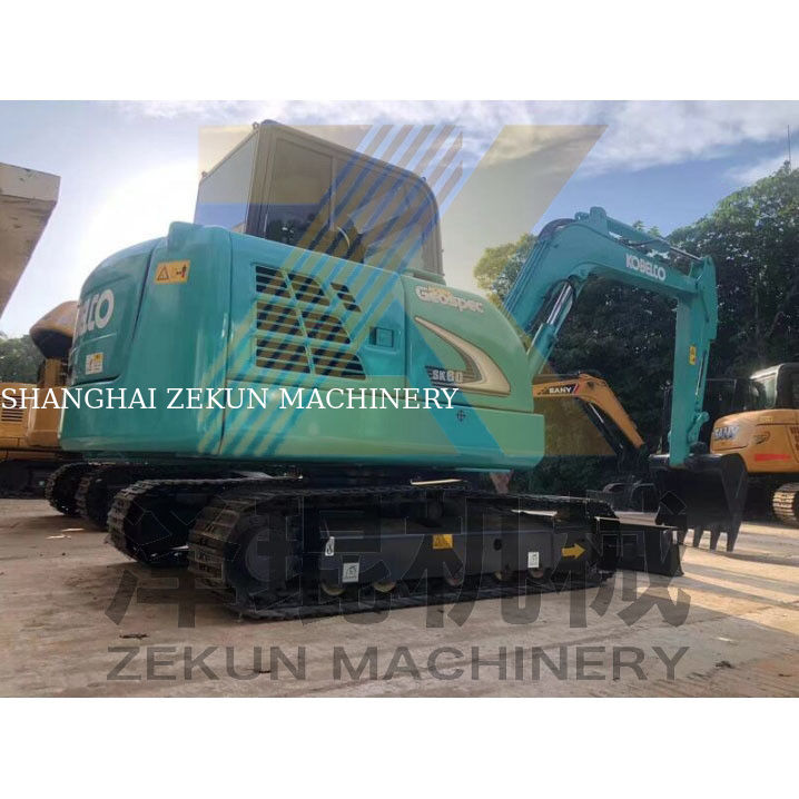 Excavadora mini Kobelco SK60 usada de 35.5KW para el mercado chino