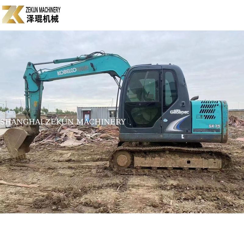 2017 Usado Kobelco SK75-8 7.5 toneladas excavadora japonesa diseño original