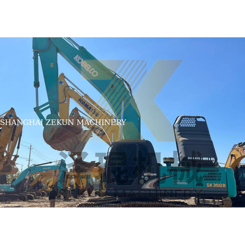 Excavadora Kobelco SK350-8 ZX360-3 de primera mano con motor HINO 35000 KG Peso de la máquina