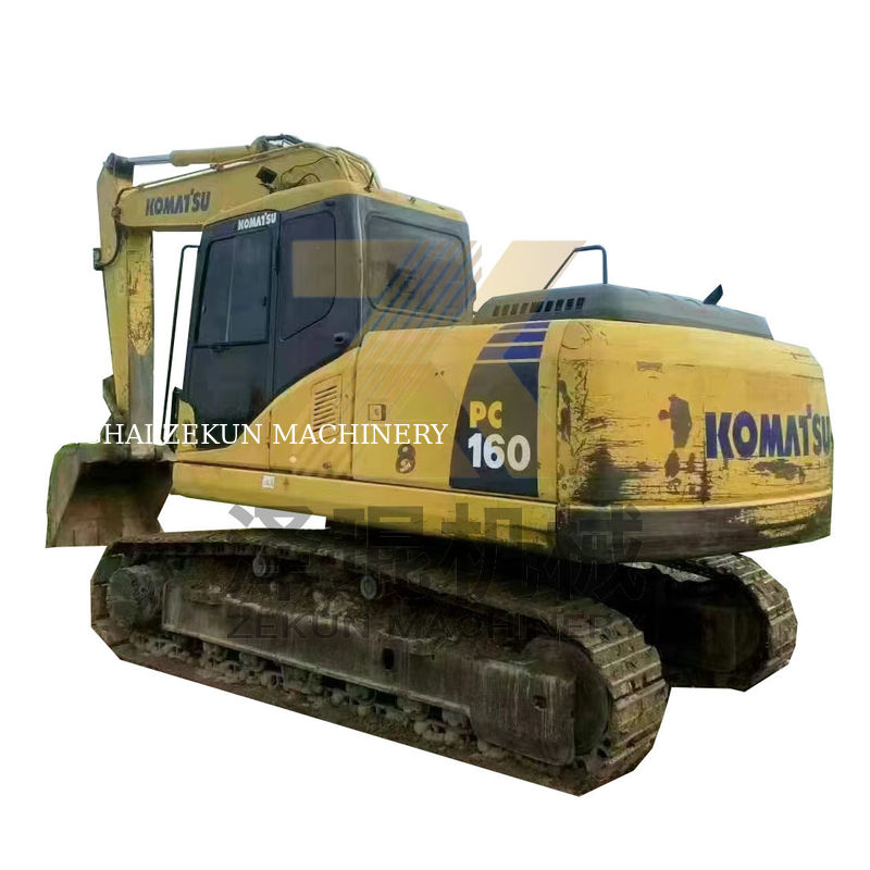 Komatsu PC160 Excavadora de 16 toneladas Máquina usada original con horas de trabajo bajas en Japón