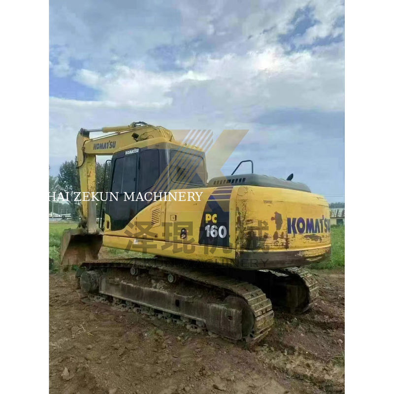 Komatsu PC160 Excavadora de 16 toneladas Máquina usada original con horas de trabajo bajas en Japón
