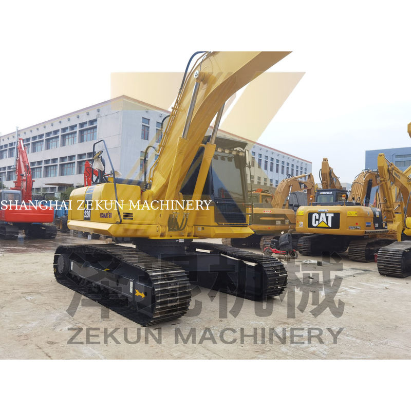 Excavadora Komatsu 220 PC220 de 22 toneladas usada con capacidad de 1 M3 y 1050 horas de trabajo