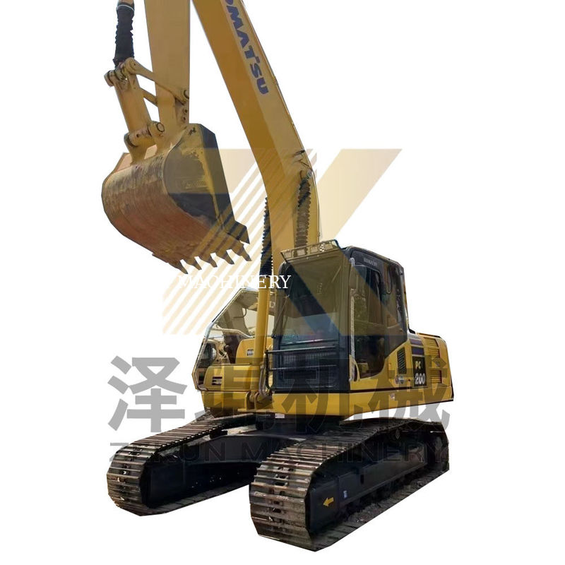Comatsu PC200-8 PC200 Excavadora Usada Máquina de movimiento de tierra con capacidad de cubo de 0,8m3