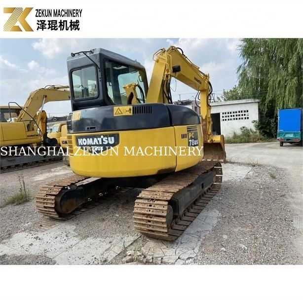 Mini equipo de construcción Excavadora de excavadoras de 7 toneladas Komatsu PC78 PC78US-6 para excavación