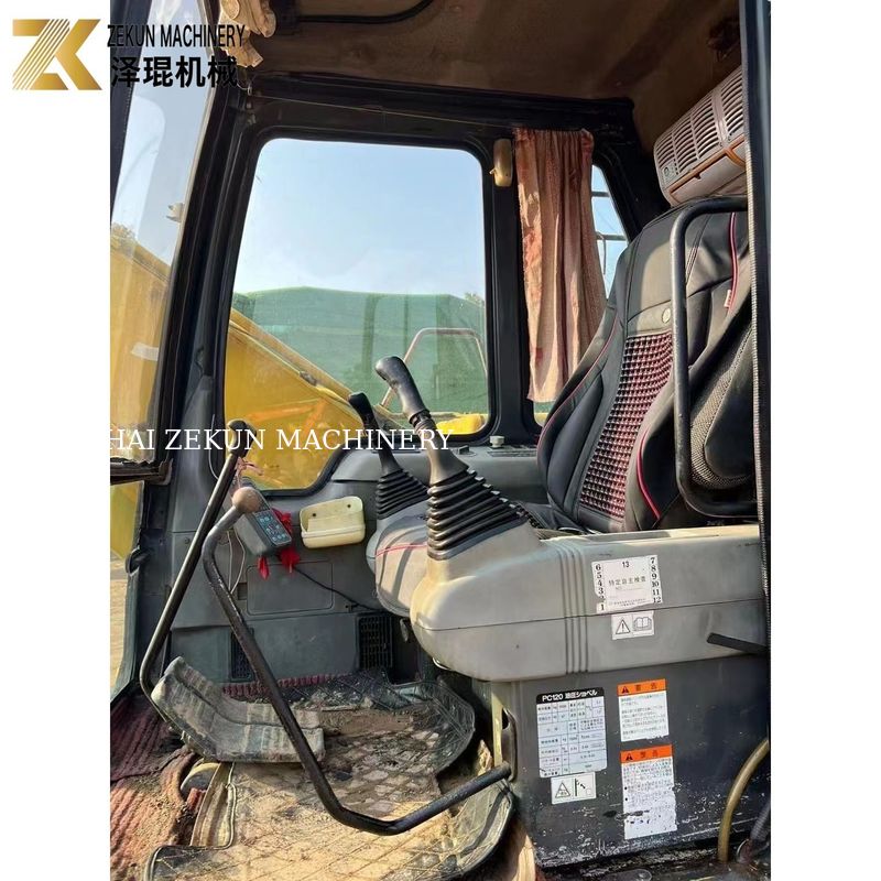 Excavadora de 12 toneladas PC120 de motor diesel Komatsu adecuada para trabajos de excavación pesados