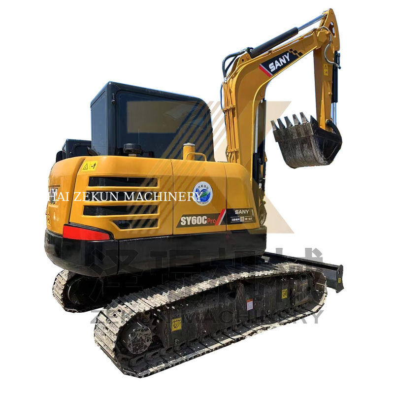 Excavadoras usadas Sany en Shanghai 0,25 m3 Capacidad de cubo 36 KW Estándar alto