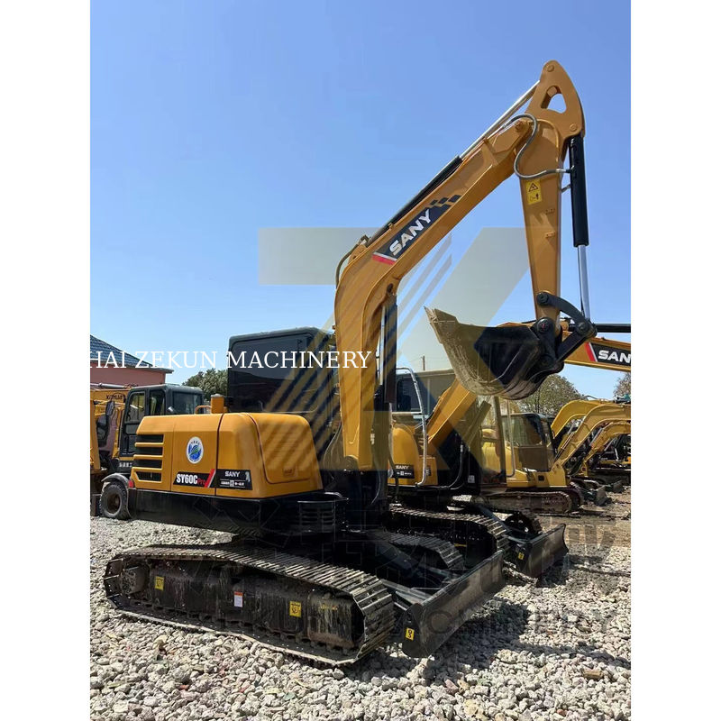 Excavadoras usadas Sany en Shanghai 0,25 m3 Capacidad de cubo 36 KW Estándar alto