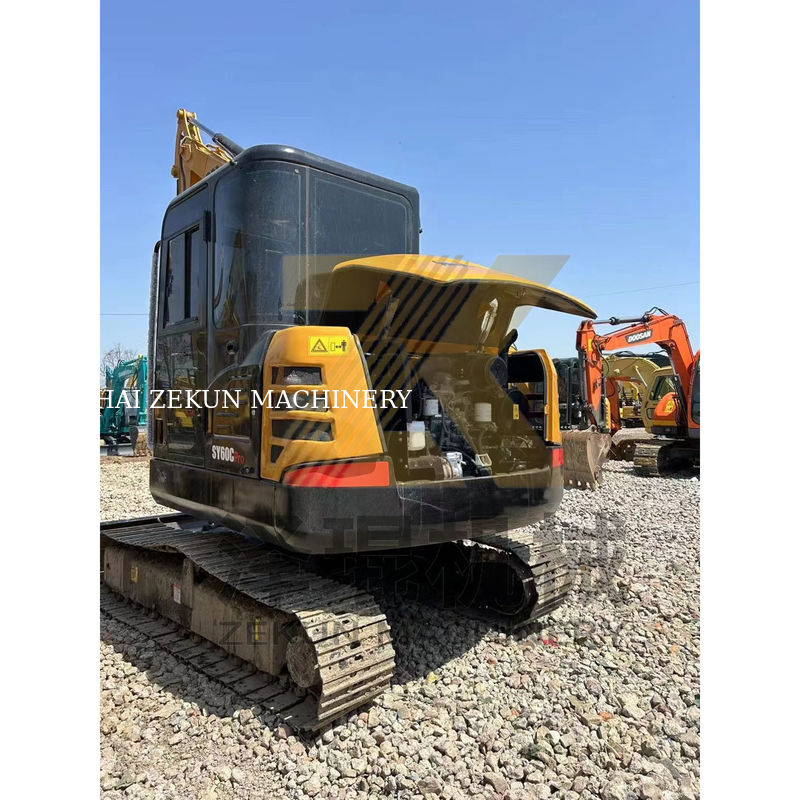 Excavadoras usadas Sany en Shanghai 0,25 m3 Capacidad de cubo 36 KW Estándar alto