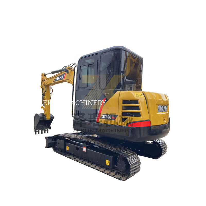Excavadora Sany SY60C Pro usada 60C con un excelente rendimiento y 0-2000 horas de trabajo