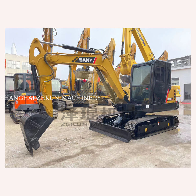 Excavadora Sany SY60C Pro usada 60C con un excelente rendimiento y 0-2000 horas de trabajo