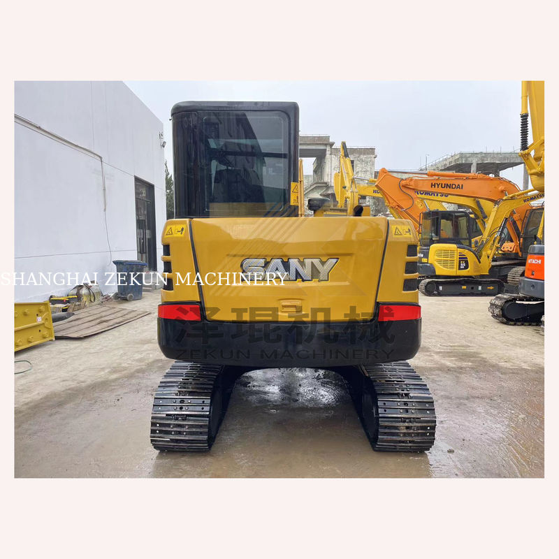 Excavadora Sany SY60C Pro usada 60C con un excelente rendimiento y 0-2000 horas de trabajo