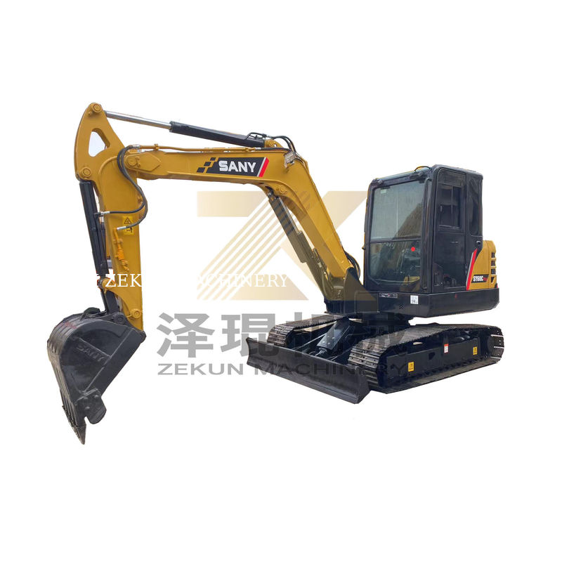 Sany SY60C Pro Excavadora 0-2000 Horas de trabajo 36KW Perfecto para proyectos de construcción