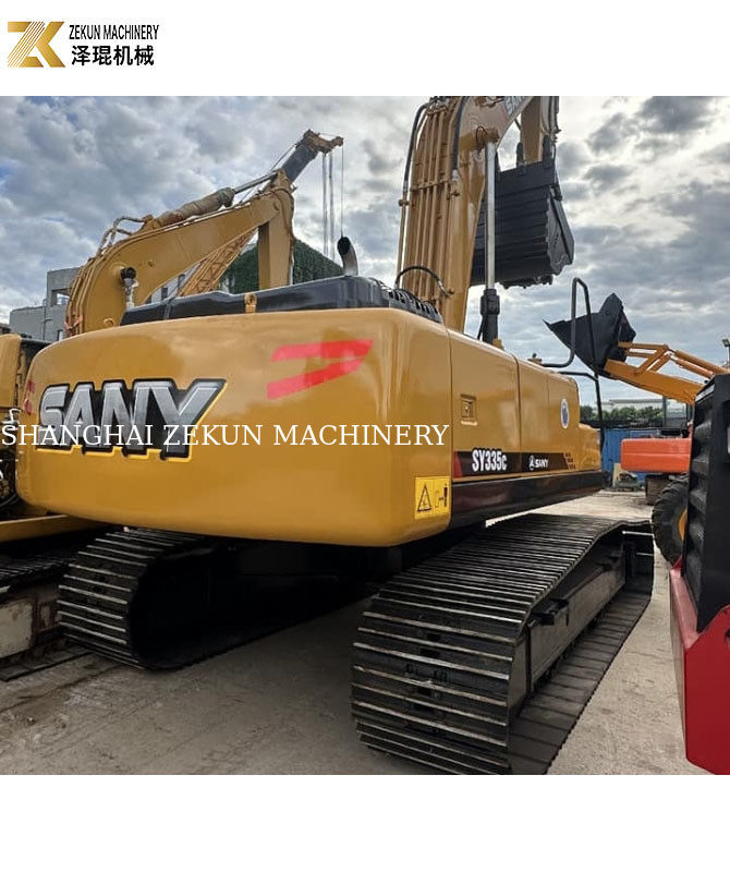 Sany 335 Excavadora con y en buenas condiciones Horas de trabajo 1690 Capacidad del cubo 1,5 m3