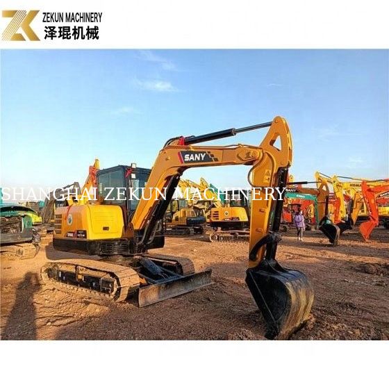 Excavadora Sany SY60C PRO de 6 toneladas usada con motor Sany y horas bajas