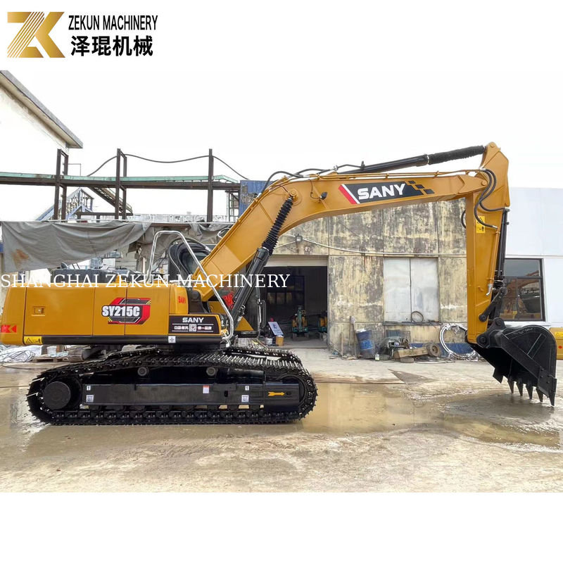 Buen rendimiento Excavadora de rastreo SANY Sy215c de 21 toneladas en 90% de estado y razonable