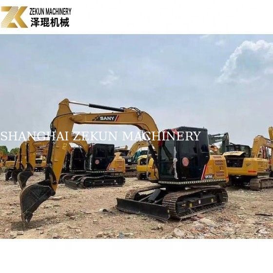 Excavadora usada Sany SY75 con capacidad de 0.28m3 y 2001-4000 horas de trabajo
