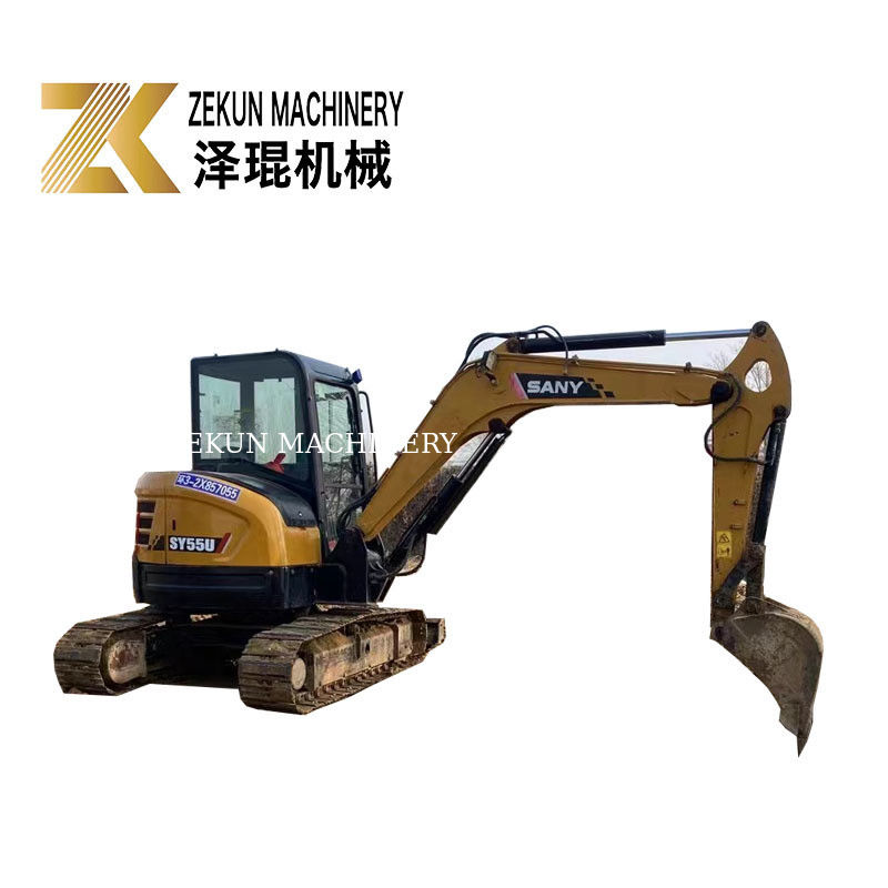 Excavadora SANY SY55U usada de 5,5 toneladas con capacidad de cubo de 0,23 m3