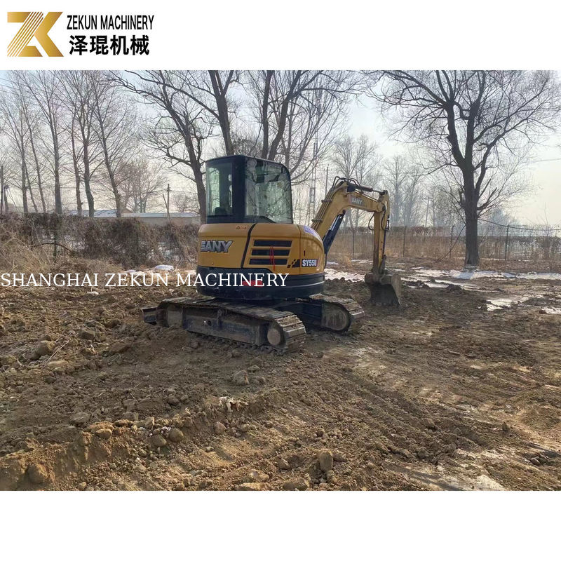 Excavadora SANY SY55U usada de 5,5 toneladas con capacidad de cubo de 0,23 m3