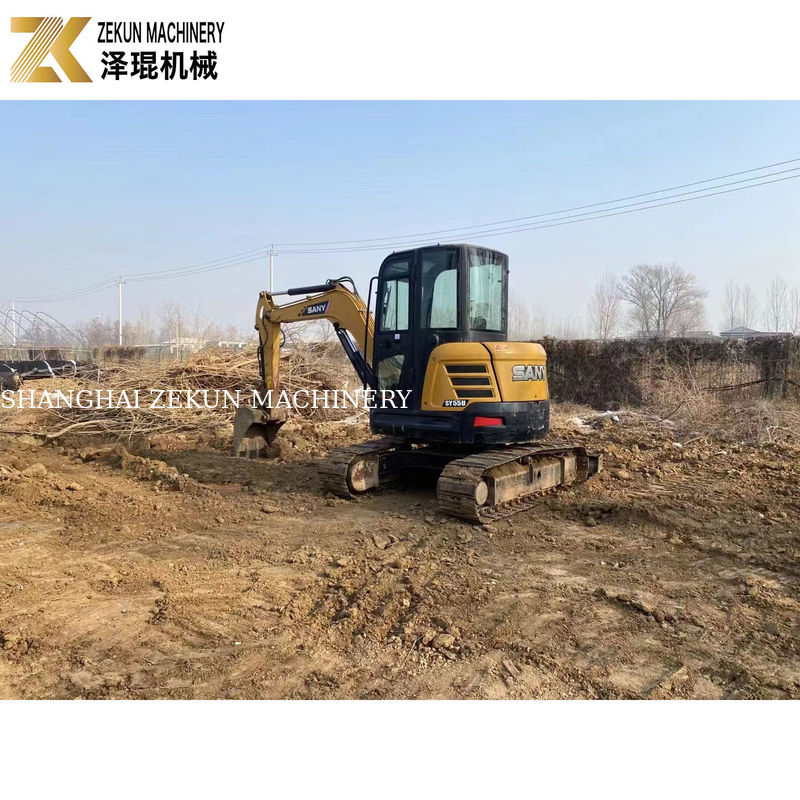 Excavadora SANY SY55U usada de 5,5 toneladas con capacidad de cubo de 0,23 m3