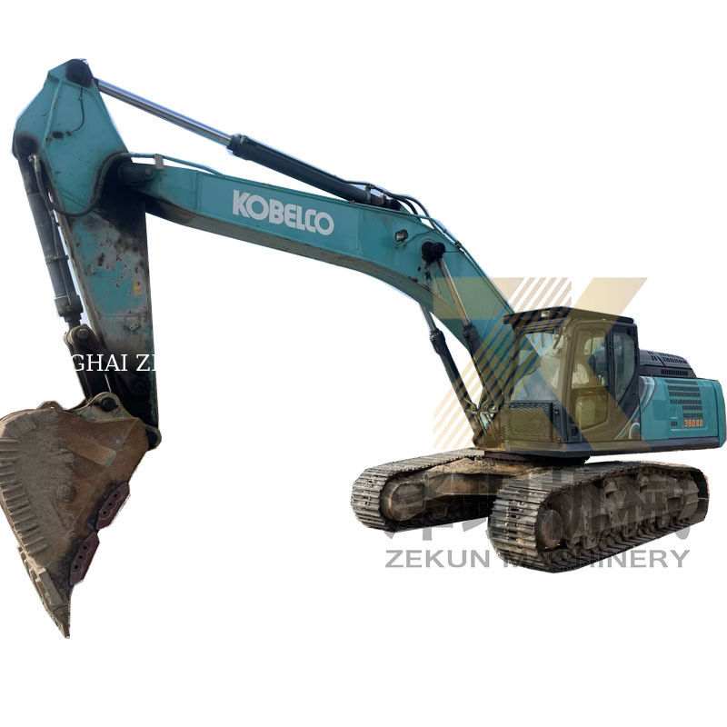 Excavadora Kobelco SK380 con cilindro hidráulico de otro tipo con capacidad de cubo de 1,9 m3