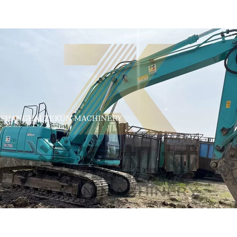 Excavadora KOBELCO SK200-8 de 20 toneladas de Japón, de bajo tiempo de trabajo