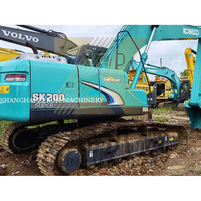 Excavadora Kobelco SK200-8 de 20 toneladas utilizada en Japón con un peso de operación de 20000 KG
